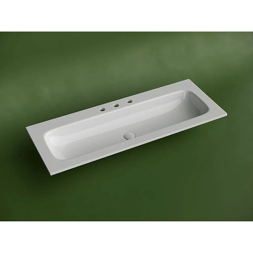 Раковина Ceramica Nova Grace CN7024 мебельная 1210x457x137 с тремя отверстиями под смеситель белый Раковина Ceramica Nova Grace CN7024 мебельная 1210x457x137 с тремя отверстиями под смеситель белый