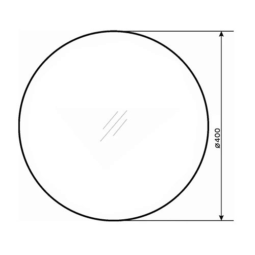 Зеркало Comforty Круг-40 00-00013806 универсальное Зеркало Comforty Круг-40 00-00013806 универсальное