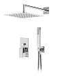 Душевая система CEZARES PORTA-DSIPQ-25-01 встраиваемая, верхний душ 25 см, хром Душевая система CEZARES PORTA-DSIPQ-25-01 встраиваемая, верхний душ 25 см, хром