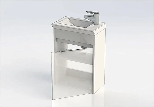 Тумба под раковину Aquanet Дувр 45 белый 00182607 Тумба под раковину Aquanet Дувр 45 белый 00182607