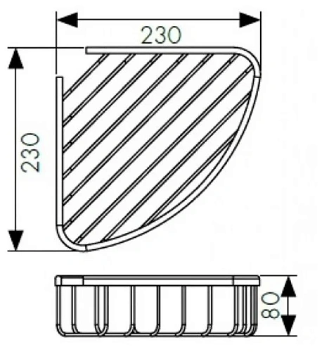 Полка Kaiser KH-5012 настенная угловая 214*214*60 103 Black/латунь Полка Kaiser KH-5012 настенная угловая 214*214*60 103 Black/латунь