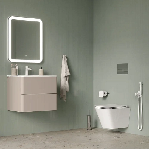 Унитаз подвесной IDDIS Bild Q (BIQRNSEi25) с сиденьем безободковый c системой смыва Торнадо Унитаз подвесной IDDIS Bild Q (BIQRNSEi25) с сиденьем безободковый c системой смыва Торнадо