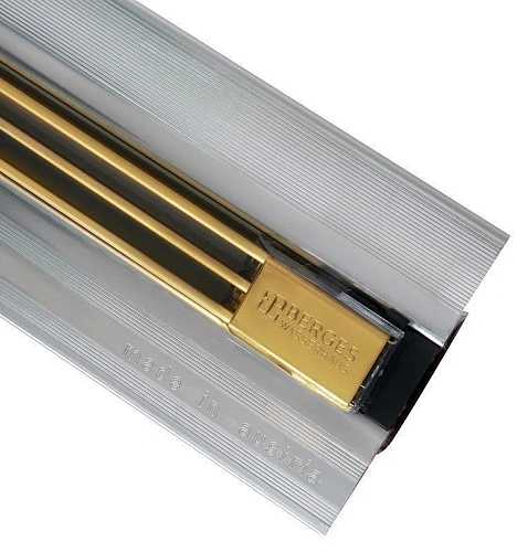 Душевой лоток BERGES SUPER Slim 800, золото глянец, S-сифон D50/105 H50 вертикальный 092054 Душевой лоток BERGES SUPER Slim 800, золото глянец, S-сифон D50/105 H50 вертикальный 092054