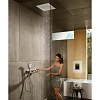 Смеситель для душа hansgrohe RainSelect термостатический черный/хром 15355600 Смеситель для душа hansgrohe RainSelect термостатический черный/хром 15355600