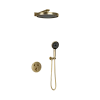 Душевая система Sancos Space SC3006BG встраиваемый с термостатом, брашированное золото Душевая система Sancos Space SC3006BG встраиваемый с термостатом, брашированное золото