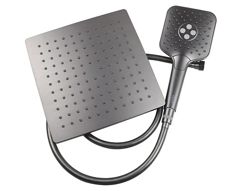 Душевая система Kaiser Serio 05382-15 с термостатом Вороненая сталь Душевая система Kaiser Serio 05382-15 с термостатом Вороненая сталь