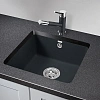 Кухонная мойка Granula 3601, ШВАРЦ (чёрный металлик), кварц 415х455 Кухонная мойка Granula 3601, ШВАРЦ (чёрный металлик), кварц 415х455