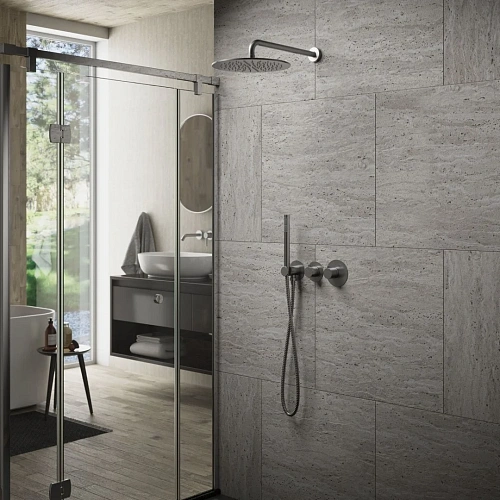 Душевая система Timo Saona SX-2359/18SM встраиваемая с термостатом черное золото Душевая система Timo Saona SX-2359/18SM встраиваемая с термостатом черное золото