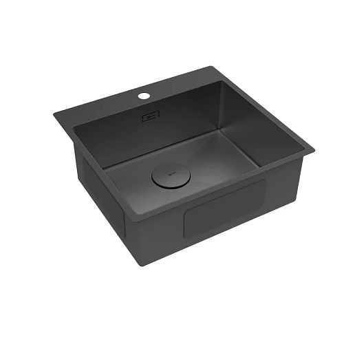 Кухонная мойка Lemark JANGA 540 из нержавеющей стали, черный матовый 9932112 Кухонная мойка Lemark JANGA 540 из нержавеющей стали, черный матовый 9932112