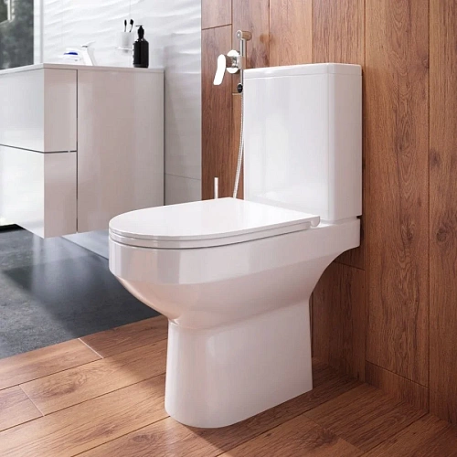 Унитаз напольный AM.PM Spirit CK70DC с бачком, сиденьем микролифт и аксессуарами Унитаз напольный AM.PM Spirit CK70DC с бачком, сиденьем микролифт и аксессуарами