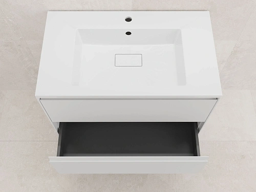 Тумба под раковину Style Line ЛИМА 80 ЛС-00002354 подвесная белый Тумба под раковину Style Line ЛИМА 80 ЛС-00002354 подвесная белый