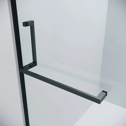 Душевая дверь GROSSMAN Pragma 100.K33.03.120.21.00 (120x195) черный матовый, стекло прозрачное Душевая дверь GROSSMAN Pragma 100.K33.03.120.21.00 (120x195) черный матовый, стекло прозрачное