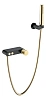 Смеситель для ванны Boheme STICK 123-BG.2 BLACK TOUCH GOLD