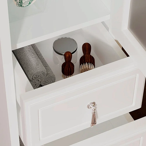 Шкаф-пенал Opadiris Риспекто 30, белый матовый, правый, вар. 2 00-00005833 Шкаф-пенал Opadiris Риспекто 30, белый матовый, правый, вар. 2 00-00005833