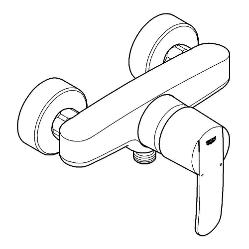 Смеситель для душа GROHE Wave Cosmopolitan, хром (23208000) Смеситель для душа GROHE Wave Cosmopolitan, хром (23208000)