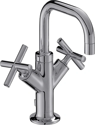 Смеситель для раковины Jacob Delafon Purist E14594-3-CP с донным клапаном Смеситель для раковины Jacob Delafon Purist E14594-3-CP с донным клапаном