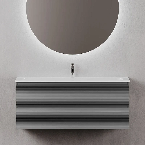 Тумба под раковину Sancos Folk FL120GS 1195х445х500 Grey soft, подвесная Тумба под раковину Sancos Folk FL120GS 1195х445х500 Grey soft, подвесная