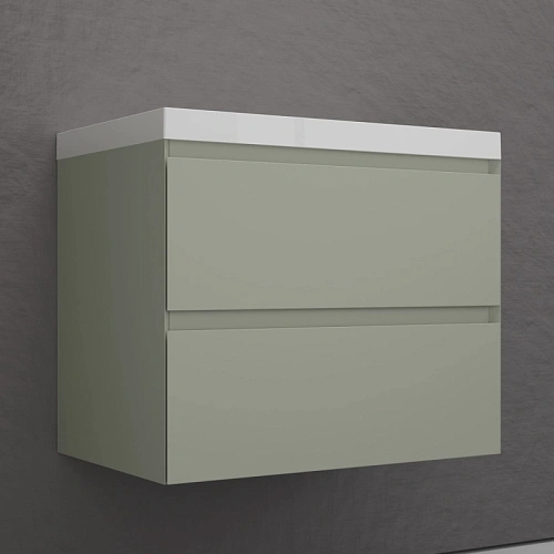 Тумба под раковину Style Line Манхэттен 70 см ЛС-00002364 подвесная, олива Тумба под раковину Style Line Манхэттен 70 см ЛС-00002364 подвесная, олива