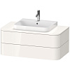 Картинка анонса товара «тумба под раковину duravit happy d.2 plus hp496102222 подвесная 100 см белая»