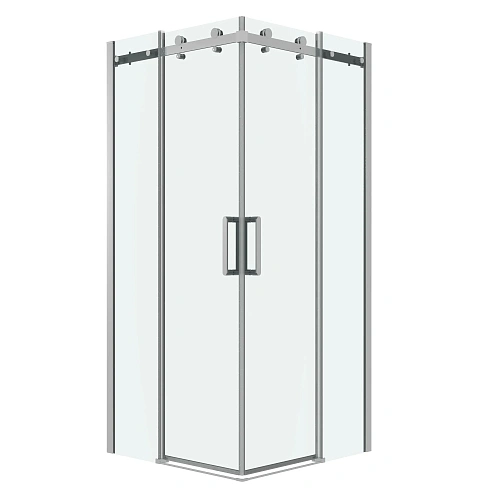 Душевой уголок GROSSMAN Classic 300.K33.04.8080.10.00 (80x80x195) квадрат,раздвижная,хром,стекло прозрачное Душевой уголок GROSSMAN Classic 300.K33.04.8080.10.00 (80x80x195) квадрат,раздвижная,хром,стекло прозрачное