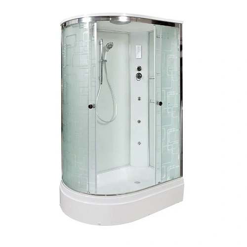 Душевая кабина Dto EM2712R (EM2712RGM+EL) 120x80 см с гидромассажем и электрикой Душевая кабина Dto EM2712R (EM2712RGM+EL) 120x80 см с гидромассажем и электрикой