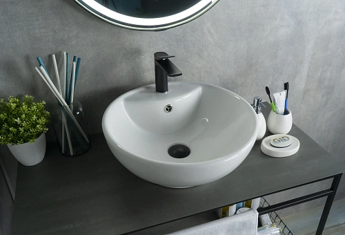 Раковина Gid N9001 51101 накладная белая 45x45x17 Раковина Gid N9001 51101 накладная белая 45x45x17