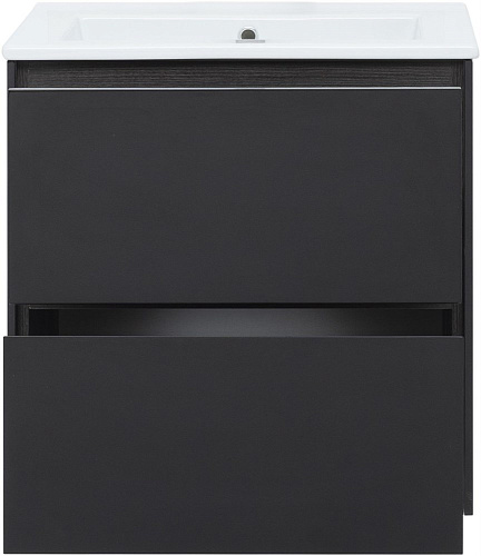 Тумба под раковину Aquanet Милан 65 черный глянец 00306379 Тумба под раковину Aquanet Милан 65 черный глянец 00306379