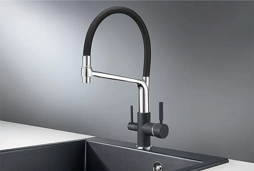 Смеситель для кухни GRANULA (0083, ШВАРЦ) Смеситель для кухни GRANULA (0083, ШВАРЦ)