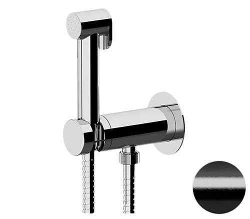 Гигиенический душ Remer X Style X61PWCFP, черный брашированный хром Гигиенический душ Remer X Style X61PWCFP, черный брашированный хром