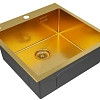 Кухонная мойка Paulmark KRONER-EDGE 51, PM775151-BG, брашированное золото, 510х510мм Кухонная мойка Paulmark KRONER-EDGE 51, PM775151-BG, брашированное золото, 510х510мм