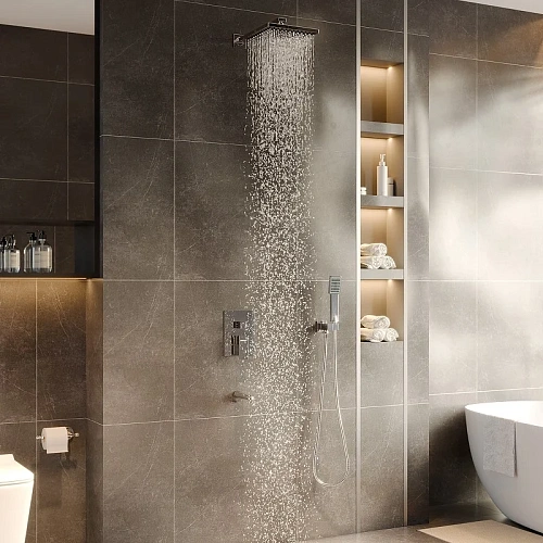 Душевая система BERGES NARDIS 3S, хром встраиваемая 071005 Душевая система BERGES NARDIS 3S, хром встраиваемая 071005