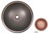 Картинка анонса товара «раковина медная bronze de luxe r319, цвет - coffee (кофейный), 42 х 42 х 15 см r319_coffee»