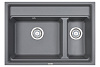 Картинка анонса товара «кухонная мойка granula ks-7302, алюминиум, кварц 730х510»