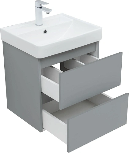 Тумба под раковину Aquanet Вега 2.0 50 00362544 мисти грин Тумба под раковину Aquanet Вега 2.0 50 00362544 мисти грин