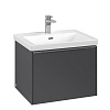Картинка анонса товара «тумба под раковину villeroy &amp; boch subway 3.0 graphite / graphite c57700vr»