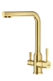 Смеситель для кухни Raglo R81.61.03 с подключением к фильтру, золотой сатин Смеситель для кухни Raglo R81.61.03 с подключением к фильтру, золотой сатин