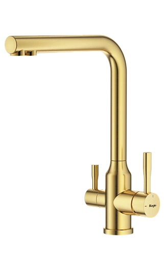 Смеситель для кухни Raglo R81.61.03 с подключением к фильтру, золотой сатин Смеситель для кухни Raglo R81.61.03 с подключением к фильтру, золотой сатин