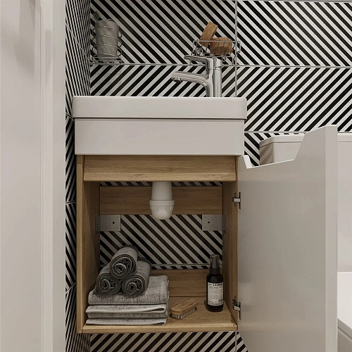 Комплект мебели DIWO Архангельск 40 подвесная, дуб сонома 569590 Комплект мебели DIWO Архангельск 40 подвесная, дуб сонома 569590