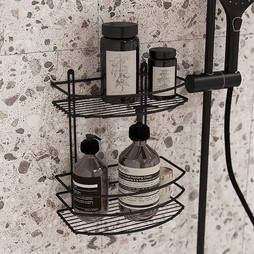 Душевая система STWORKI Стокгольм FT13651-OBD со смесителем для ванны, черная матовая 577359 Душевая система STWORKI Стокгольм FT13651-OBD со смесителем для ванны, черная матовая 577359