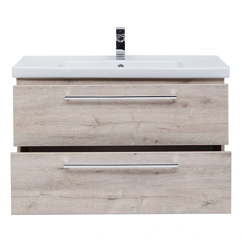 Тумба под раковину DREJA GIO, 100 см, подвесная, 2 ящика, дуб кантри 77.0106D Тумба под раковину DREJA GIO, 100 см, подвесная, 2 ящика, дуб кантри 77.0106D