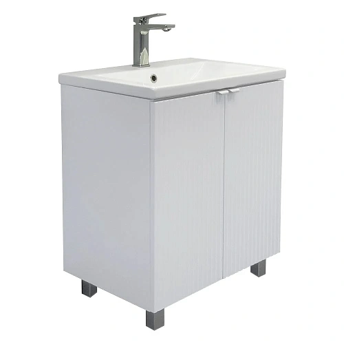 Тумба с раковиной Comforty Лима-60Н 00-00019241 белый матовый раковина Como 60 Тумба с раковиной Comforty Лима-60Н 00-00019241 белый матовый раковина Como 60