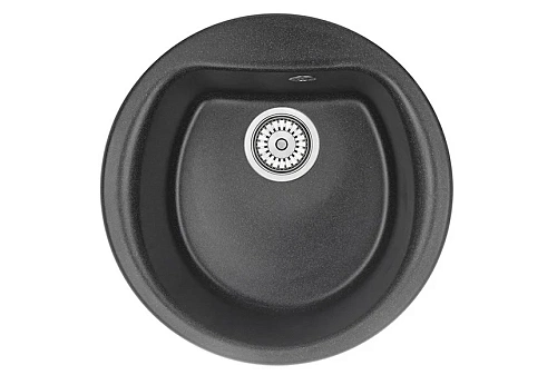 Кухонная мойка Granula 5101, ЧЁРНЫЙ, кварц 500 Кухонная мойка Granula 5101, ЧЁРНЫЙ, кварц 500