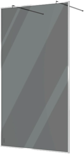 Душевая перегородка STWORKI Хельсинки 120 см, профиль хром глянцевый, тонированное стекло 583033 Душевая перегородка STWORKI Хельсинки 120 см, профиль хром глянцевый, тонированное стекло 583033