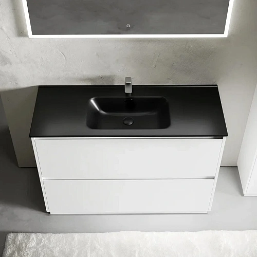 Тумба под раковину Sancos Libra Floor LB120F-1W напольная, 1190х450х840 белый глянец Тумба под раковину Sancos Libra Floor LB120F-1W напольная, 1190х450х840 белый глянец