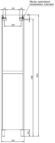 Шкаф-пенал Aquanet Nova Lite 2.0 35 00346351 дуб рустикальный Шкаф-пенал Aquanet Nova Lite 2.0 35 00346351 дуб рустикальный