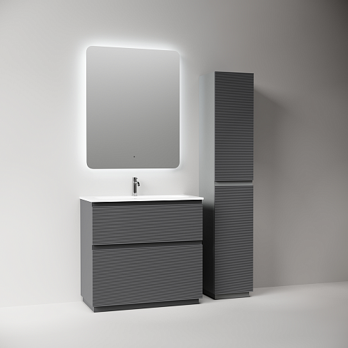 Тумба под раковину SANCOS Folk Floor FL90FGS 890х445х850 Grey soft, напольная Тумба под раковину SANCOS Folk Floor FL90FGS 890х445х850 Grey soft, напольная