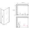 Душевой уголок ABBER Sonnenstrand AG07120B-S75B 120x75 см универсальный, профиль черный, стекло прозрачное Душевой уголок ABBER Sonnenstrand AG07120B-S75B 120x75 см универсальный, профиль черный, стекло прозрачное