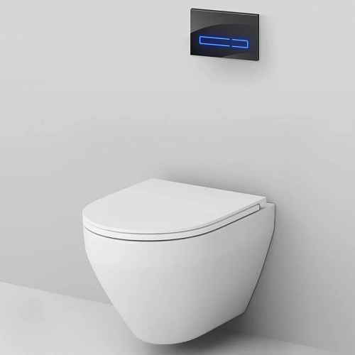 Комплект инсталляции AM.PM Spirit V2.0 IS450A38.701700 с унитазом FlashСlean, сиденьем микролифт и клавишей черный Комплект инсталляции AM.PM Spirit V2.0 IS450A38.701700 с унитазом FlashСlean, сиденьем микролифт и клавишей черный