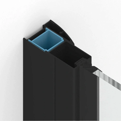 Душевая дверь NEW TRENDY NEW RENOMA BLACK R 110x195 D-0371A (черный) Душевая дверь NEW TRENDY NEW RENOMA BLACK R 110x195 D-0371A (черный)