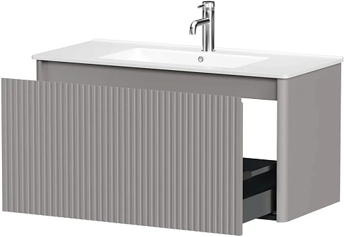 Тумба под раковину Allen Brau Gravity 100 1.370018.PGM платина матовый Тумба под раковину Allen Brau Gravity 100 1.370018.PGM платина матовый